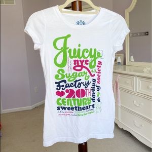 Juicy Couture White Crew Neck T-Shirt